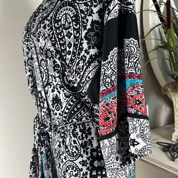 In Bloom S Mixed Pattern Robe - Picture 7 of 16